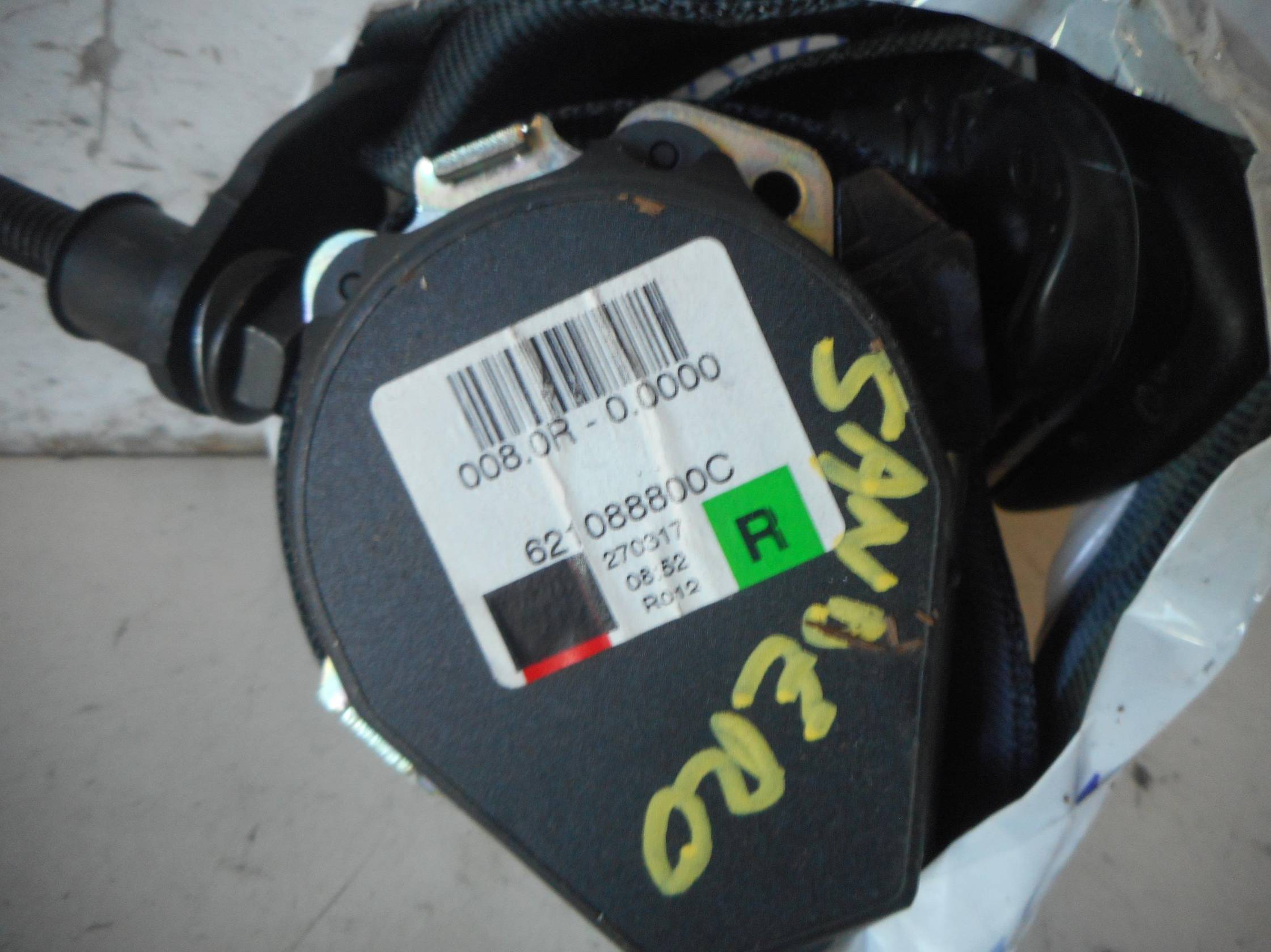 Cintura di sicurezza post. dx.